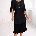 Patricia | Elegant Comfort Ruffle Dress