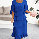 Patricia | Elegant Comfort Ruffle Dress