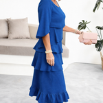 Patricia | Elegant Comfort Ruffle Dress