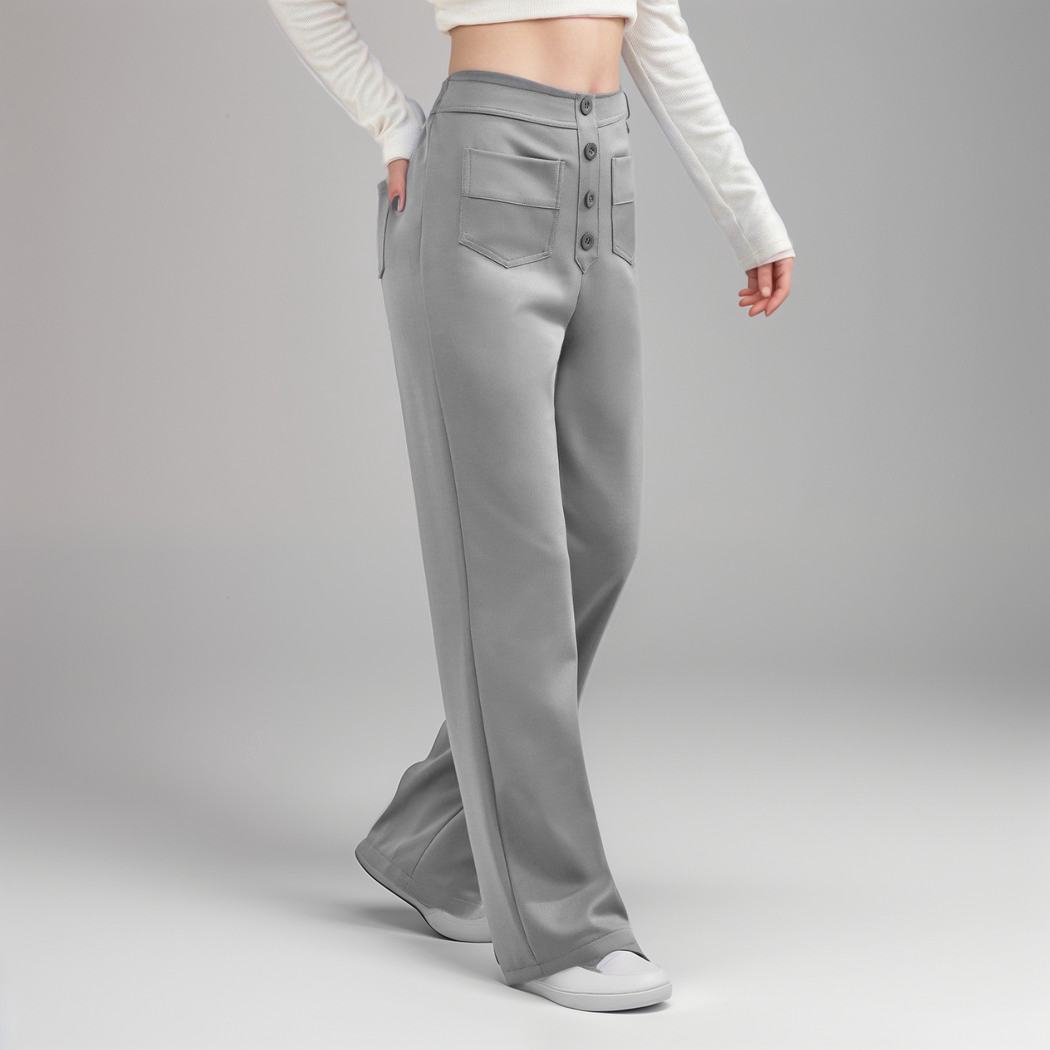 Nova | High Waist Elastic Pants