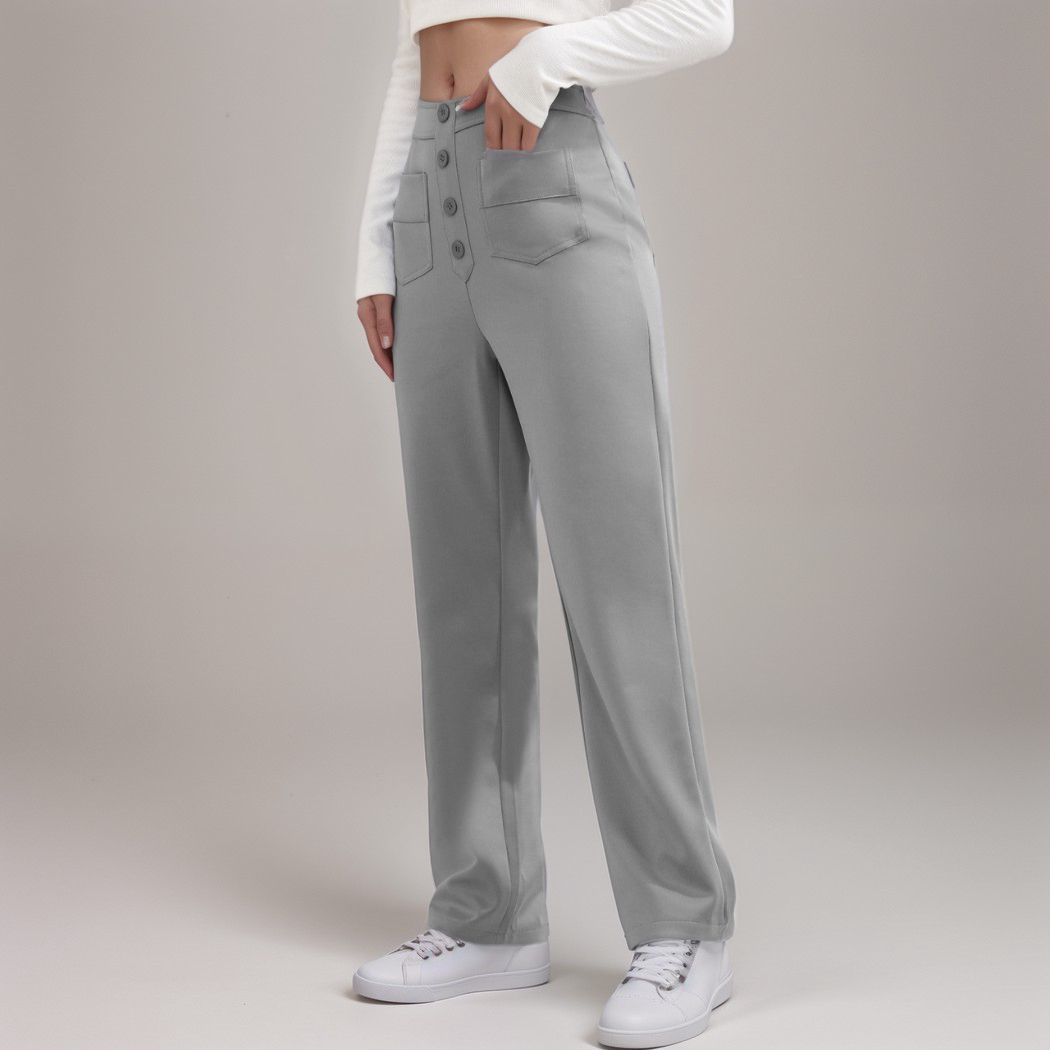 Nova | High Waist Elastic Pants