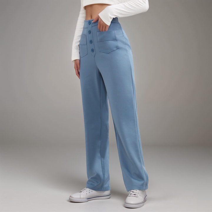 Nova | High Waist Elastic Pants