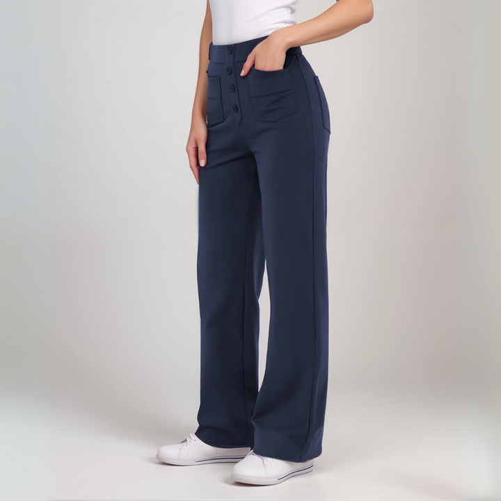 Nova | High Waist Elastic Pants