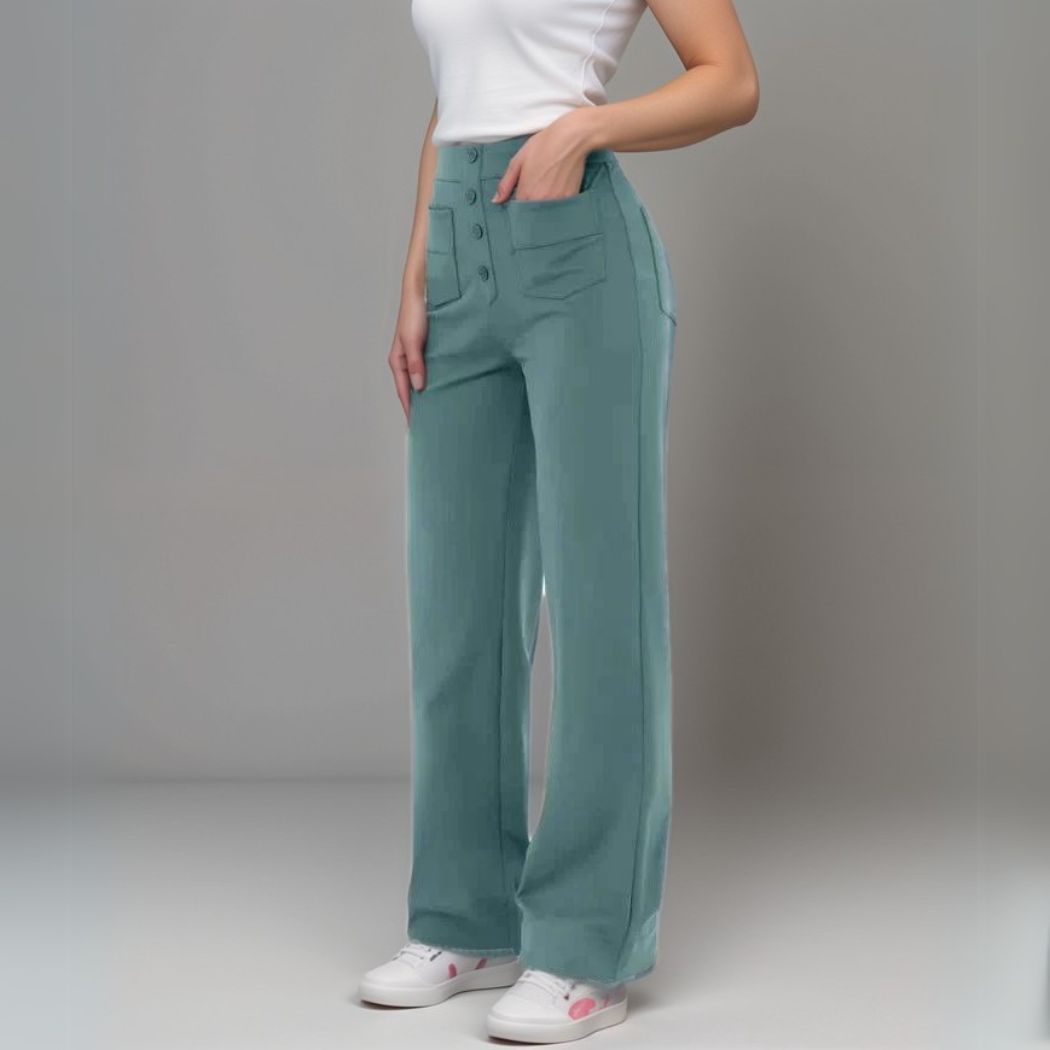 Nova | High Waist Elastic Pants
