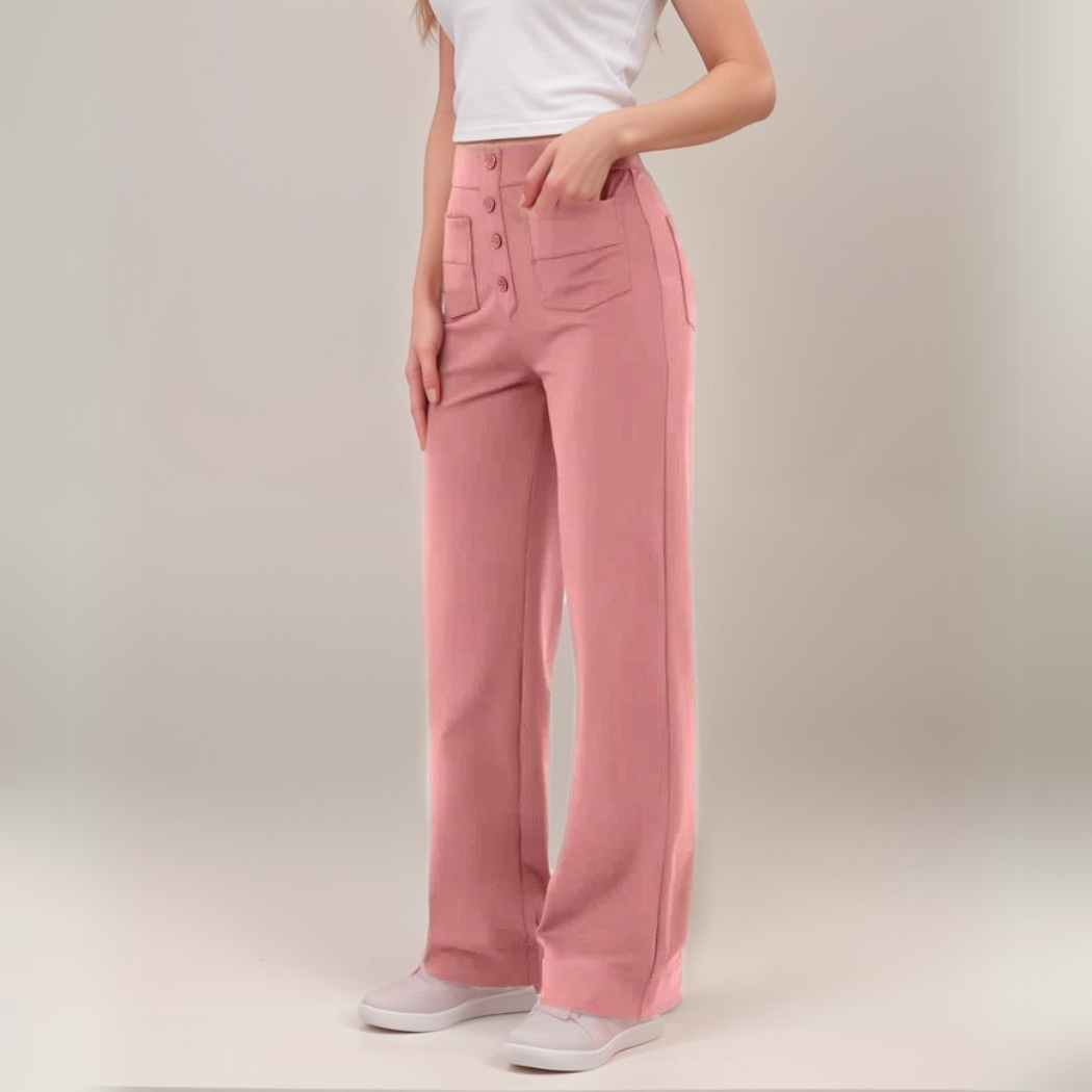 Nova | High Waist Elastic Pants