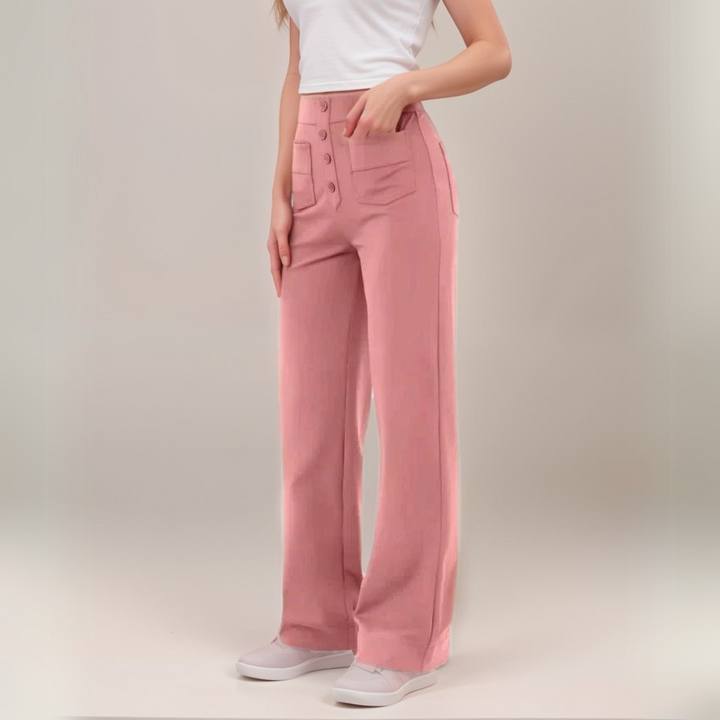 Nova | High Waist Elastic Pants