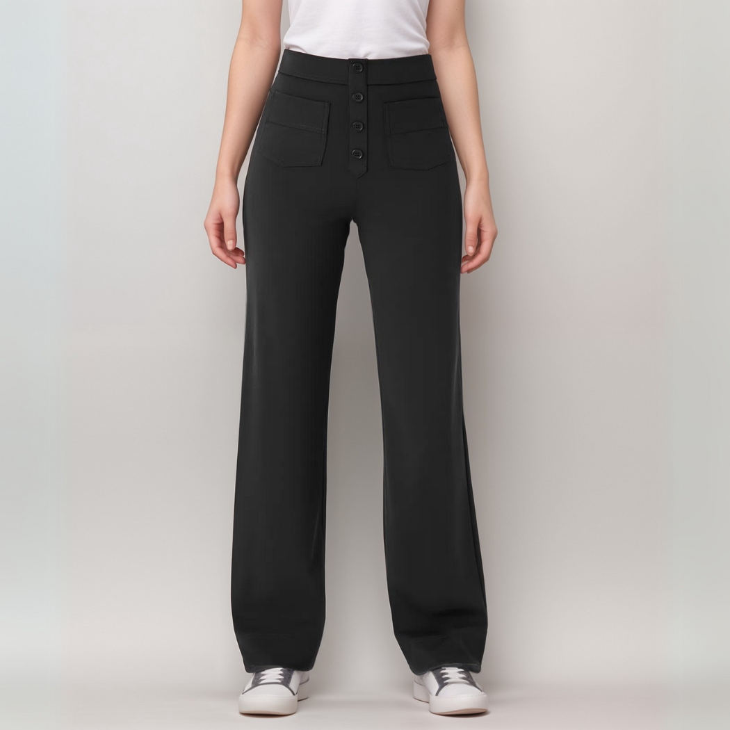 Nova | High Waist Elastic Pants