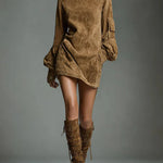 AMELIE™ | Vintage Velvet Mini Dress