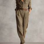 ESME™ | Elegant Brown Tweed Suit