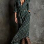 ALIANA™ | Green Striped Dress