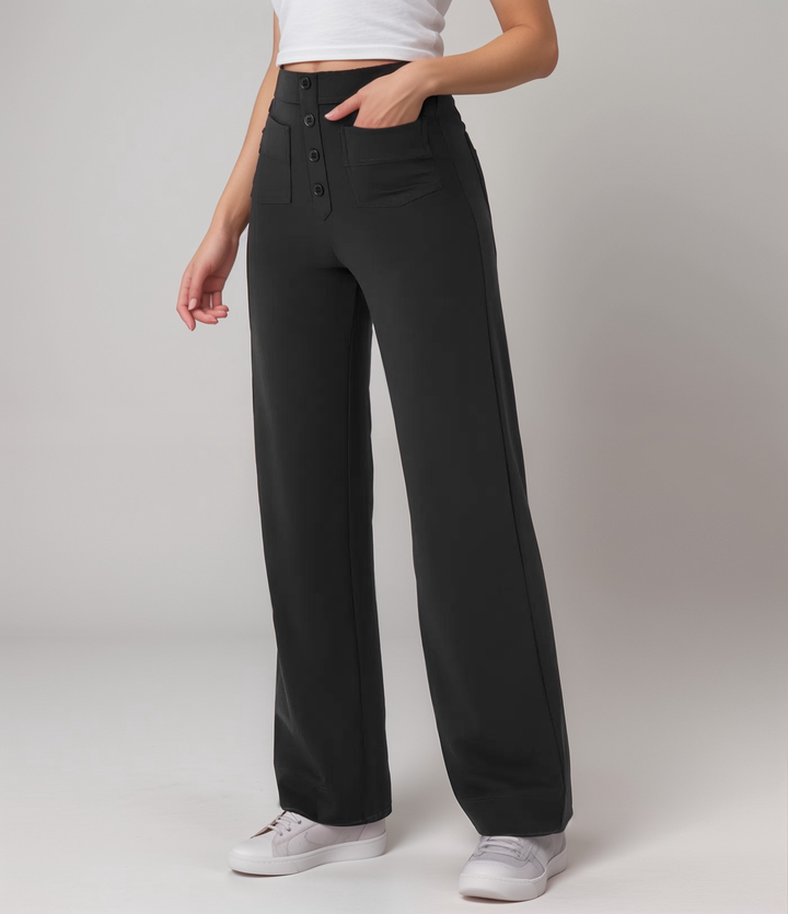 Nova | High Waist Elastic Pants