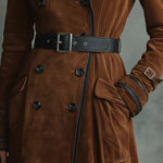 LILY™ | Elegant Suede Long Coat