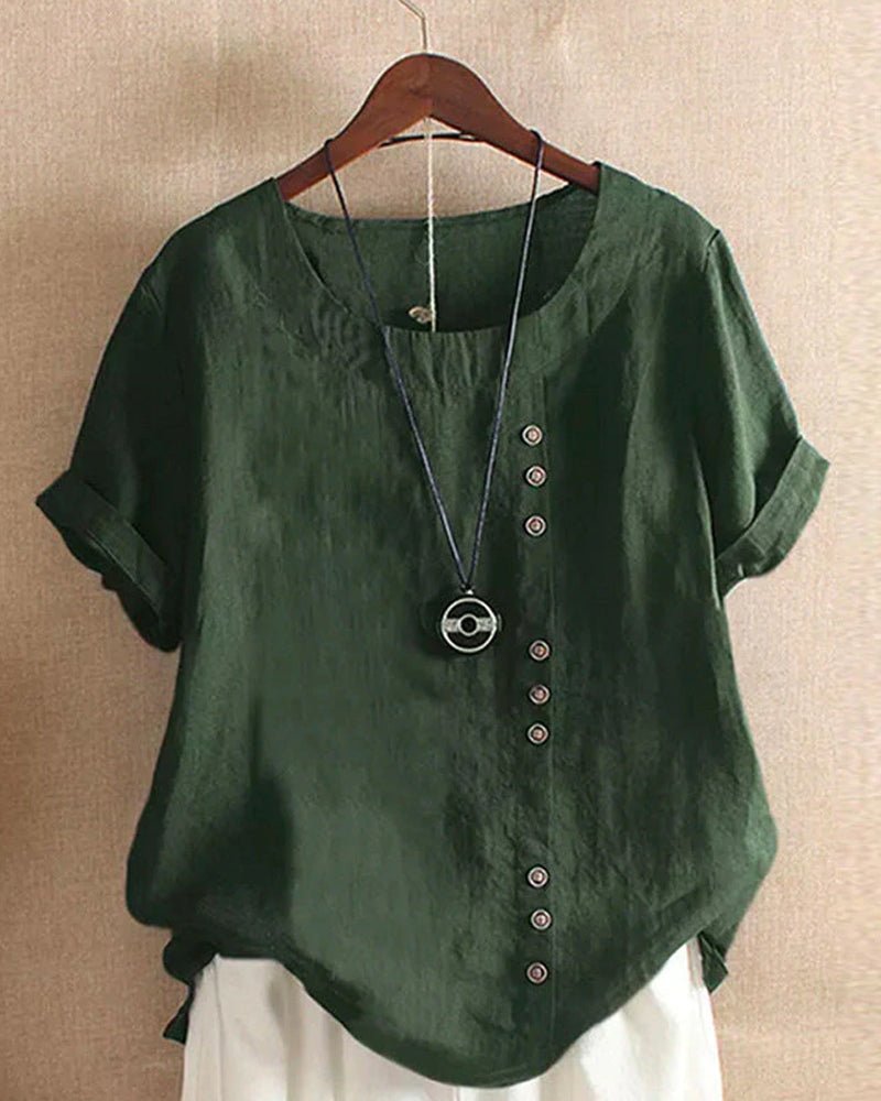 Isabella™ | Relaxed Button Top