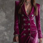 OPRAH™ | Long Maxi Blazer Dress