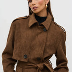 AGNES™ | Trench Coat Winter Jacket