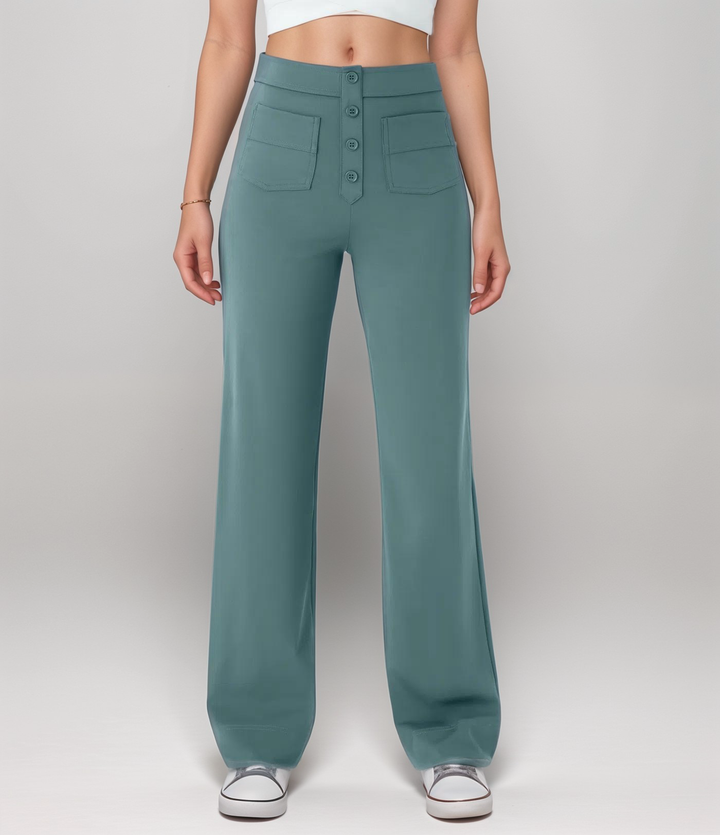 Nova | High Waist Elastic Pants