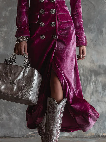 OPRAH™ | Long Maxi Blazer Dress