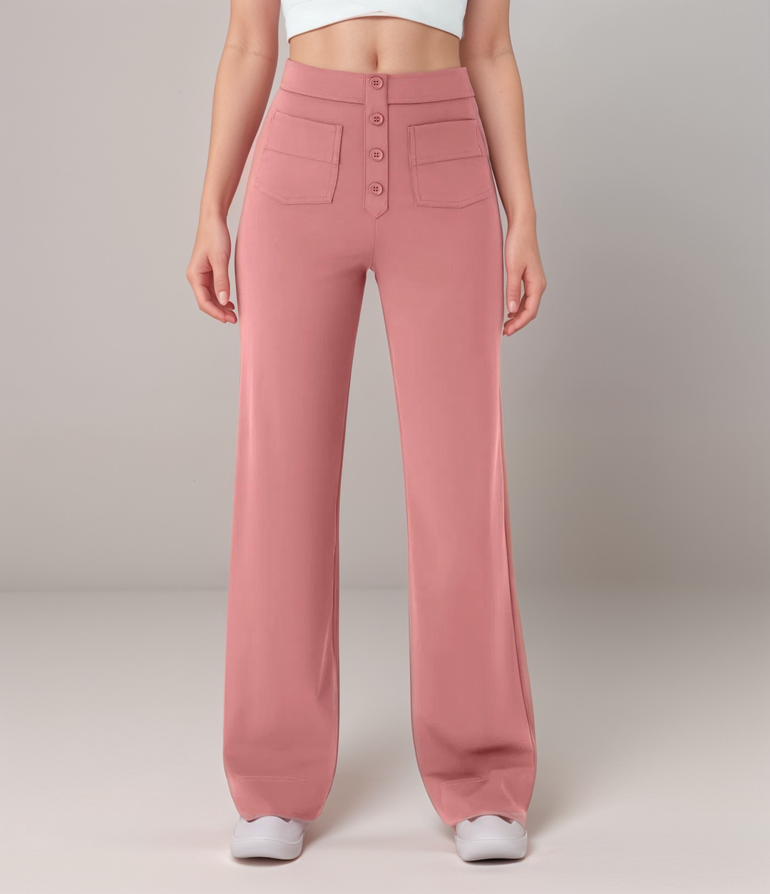 Nova | High Waist Elastic Pants
