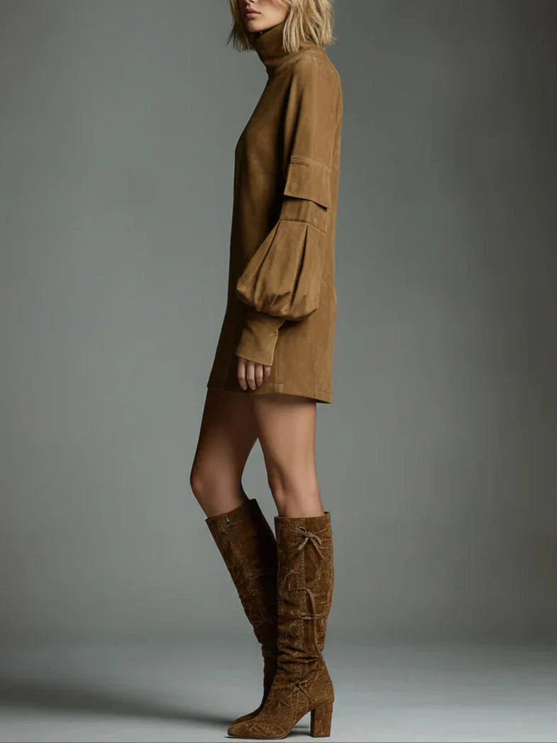 AMELIE™ | Vintage Velvet Mini Dress