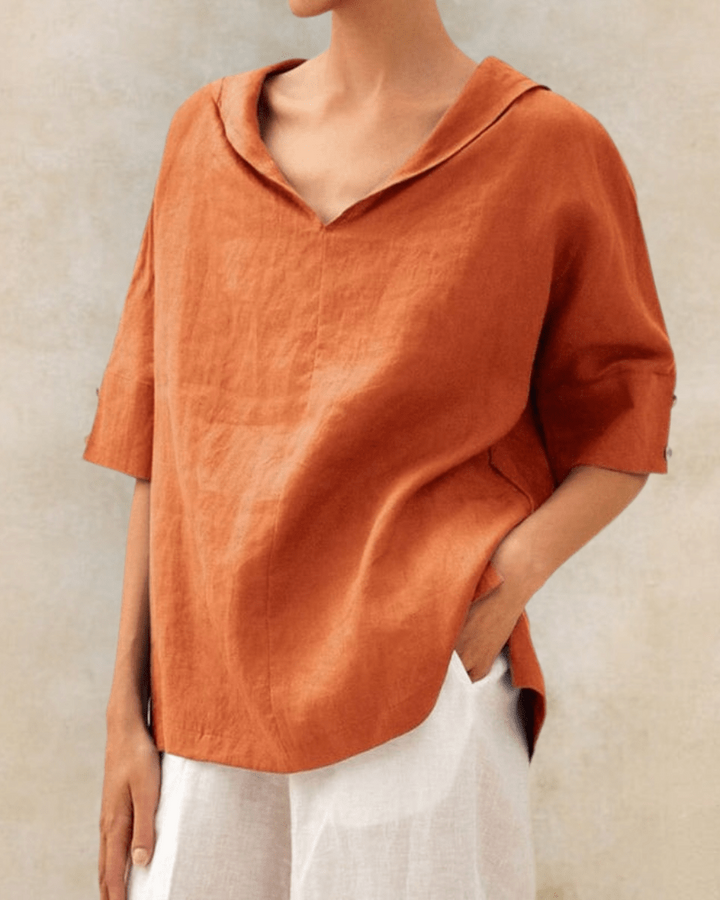 Isabella™ | Loose Fit Linen Blouse