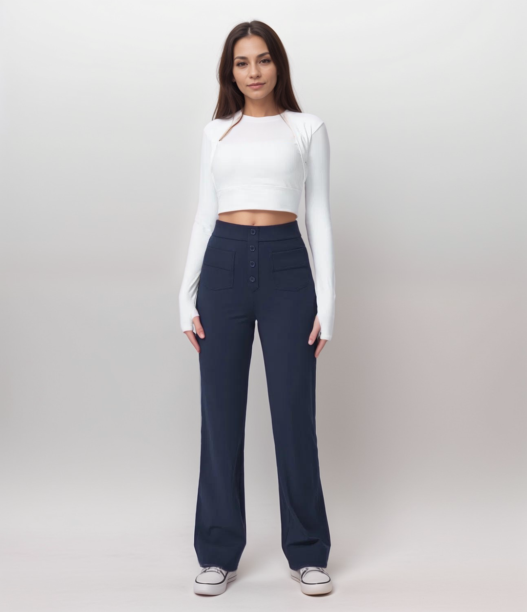 Nova | High Waist Elastic Pants