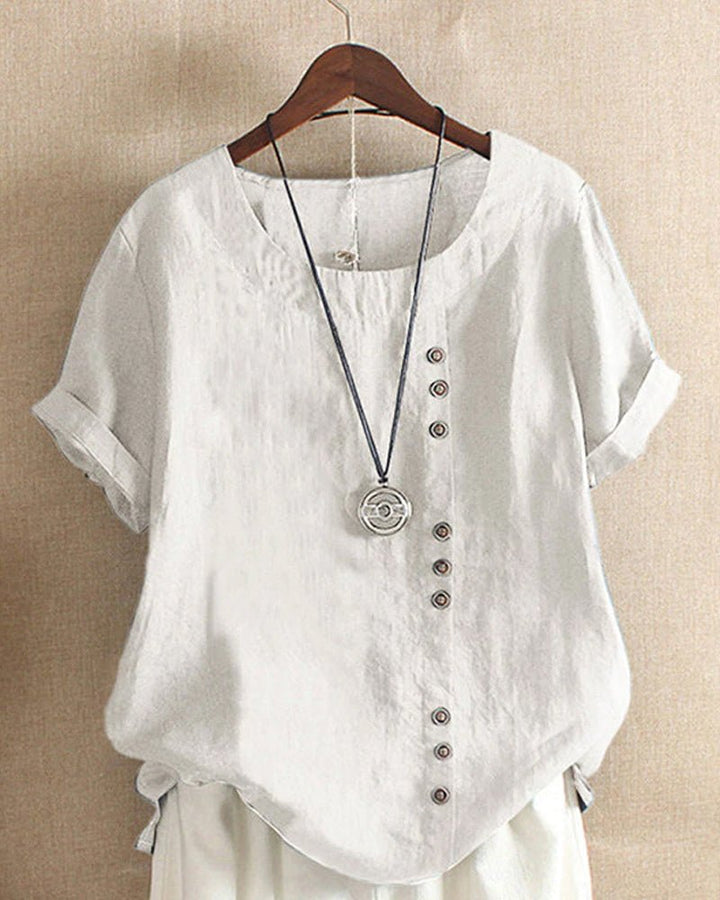 Isabella™ | Relaxed Button Top