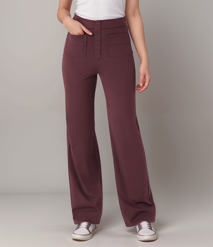 Nova | High Waist Elastic Pants