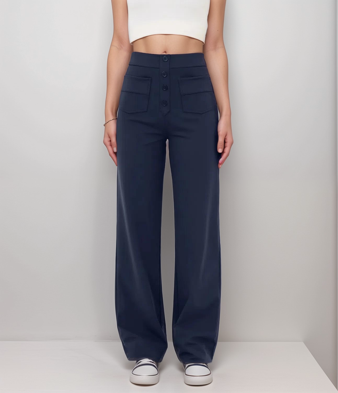 Nova | High Waist Elastic Pants
