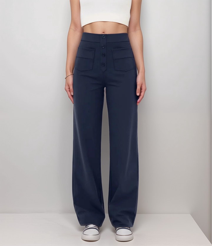 Nova | High Waist Elastic Pants