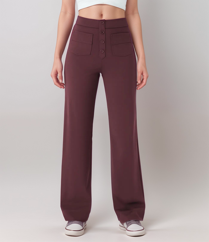 Nova | High Waist Elastic Pants