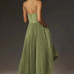 ISABELLA | ELEGANT PLEATED MIDI DRESS