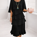 Patricia | Elegant Comfort Ruffle Dress