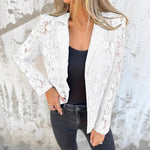 Laura™ | Blazer with Lace Mesh