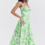 ELENA™ – Chic Corset Milkmaid Dress