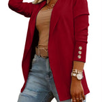ODIN™ - Casual Long Sleeve Open Front Blazer