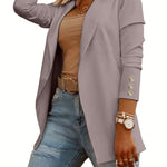 ODIN™ - Casual Long Sleeve Open Front Blazer