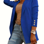 ODIN™ - Casual Long Sleeve Open Front Blazer