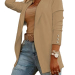 ODIN™ - Casual Long Sleeve Open Front Blazer