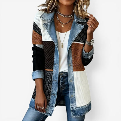 Sylvie | Indigo Knit Jacket