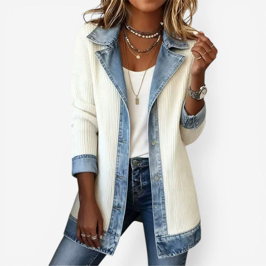 Sylvie | Indigo Knit Jacket