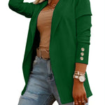 ODIN™ - Casual Long Sleeve Open Front Blazer