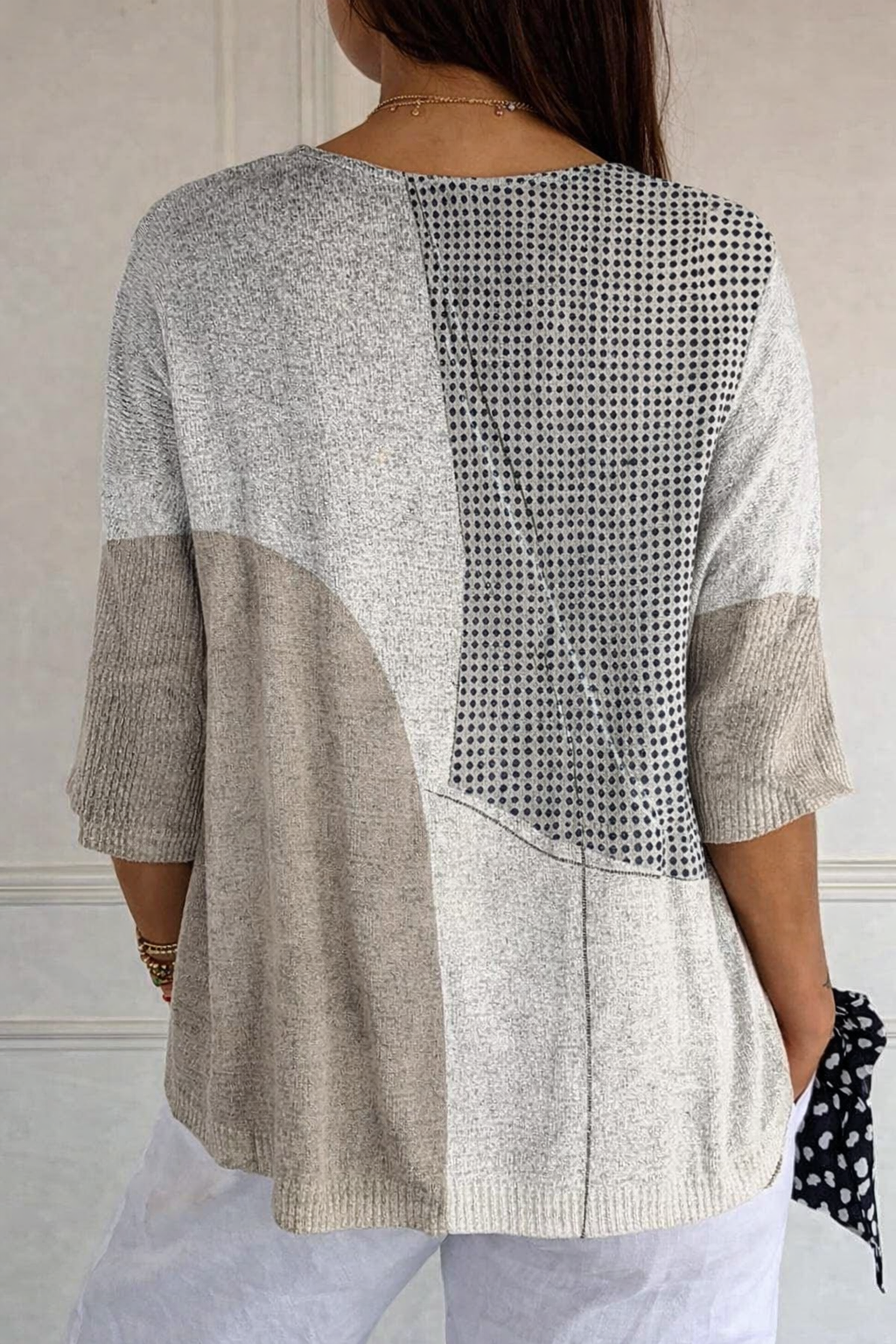 Lisa™ | Women's Casual Knit Sweater with Abstract Geometric Pattern
