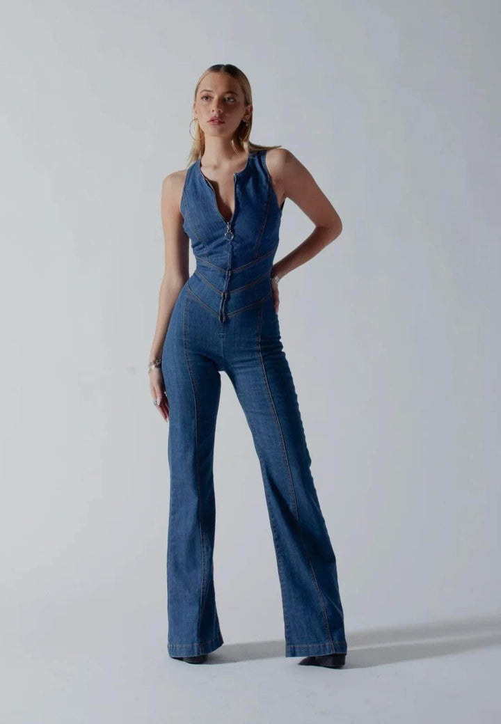 Cupido Heart | Denim Jumpsuit