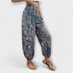 Scarlett - Pants with Ethnic Graphic