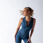 Cupido Heart | Denim Jumpsuit