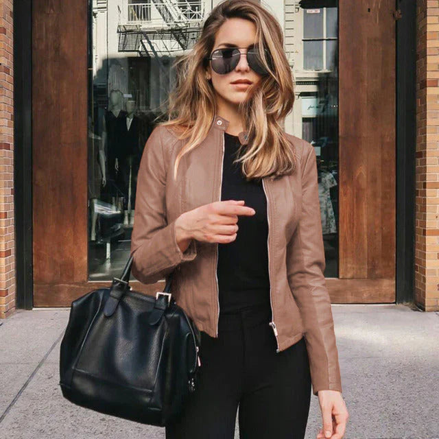 ESTHER™ | Leather Jacket