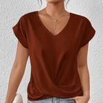 Carla™ | Tummy-Tucking V-Neck Top