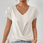 Carla™ | Tummy-Tucking V-Neck Top