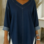 Jessica™ | Relaxed V-Neck Top
