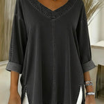 Jessica™ | Relaxed V-Neck Top